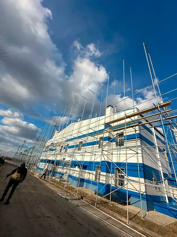 Защита для здания завода - 5